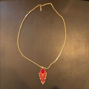 Vince Camuto Cherry Red Pendant Necklace